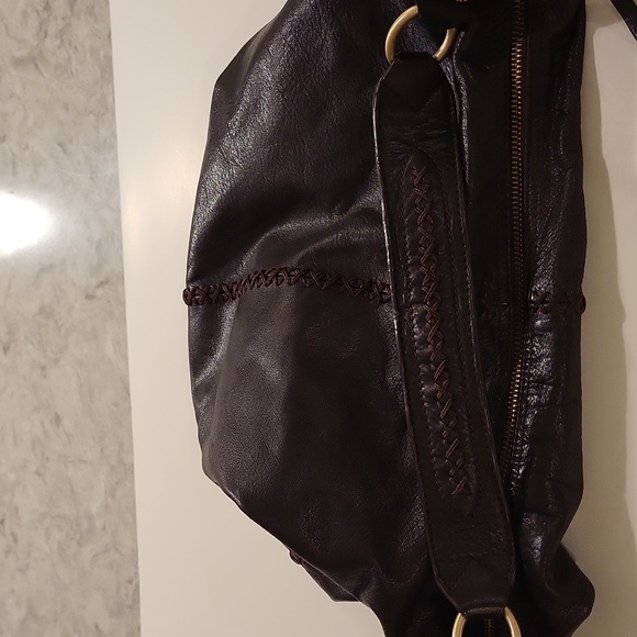 Sigrid Olsen brown leather hobo - Picture 3 of 7